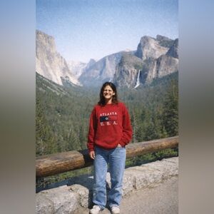 Y2K Red Atlanta USA sweatshirt